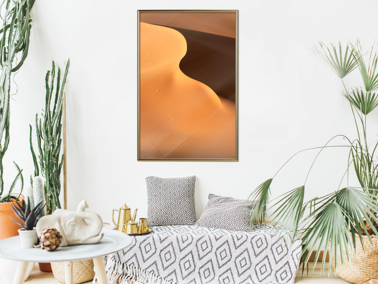 Poster Sand Wave - warm landscape of a hot desert somewhere in Morocco 116507 additionalImage 5