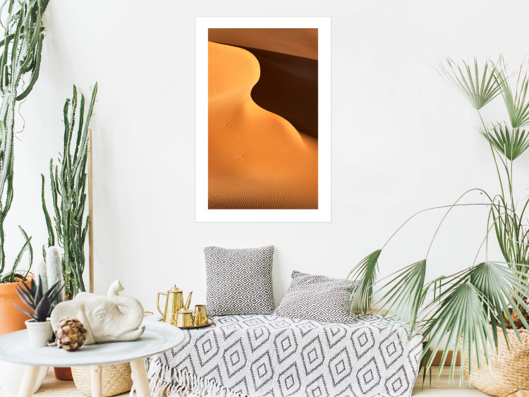 Poster Sand Wave - warm landscape of a hot desert somewhere in Morocco 116507 additionalImage 2