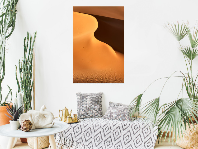 Poster Sand Wave - warm landscape of a hot desert somewhere in Morocco 116507 additionalImage 23