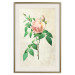 Poster Victorian Rose - colorful floral composition against a background of beige stripes 117407 additionalThumb 18