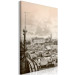 Canvas The Royal Castle - Krakow's panorama of the historic city in sepia 118107 additionalThumb 2