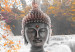 Canvas Print Buddha and Waterfall (3 Parts) Orange 122207 additionalThumb 5