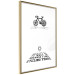 Poster I like Cycling - black English texts with emojis on a white background 122807 additionalThumb 8