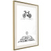 Poster I like Cycling - black English texts with emojis on a white background 122807 additionalThumb 2