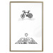 Poster I like Cycling - black English texts with emojis on a white background 122807 additionalThumb 16
