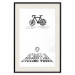 Poster I like Cycling - black English texts with emojis on a white background 122807 additionalThumb 19