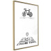 Poster I like Cycling - black English texts with emojis on a white background 122807 additionalThumb 14