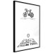 Poster I like Cycling - black English texts with emojis on a white background 122807 additionalThumb 12