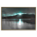 Poster January Night - lake landscape with blue moon in the sky 124507 additionalThumb 16