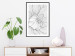 Poster Flower Line - abstract black line art of plant on white background 128407 additionalThumb 23