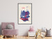 Poster Forest Dwellers - abstract colorful forest with figures and a funny character 129907 additionalThumb 24