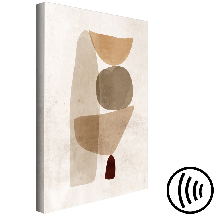 Canvas Print Border of Balance (1-piece) Vertical - geometric abstraction 130507 additionalImage 6