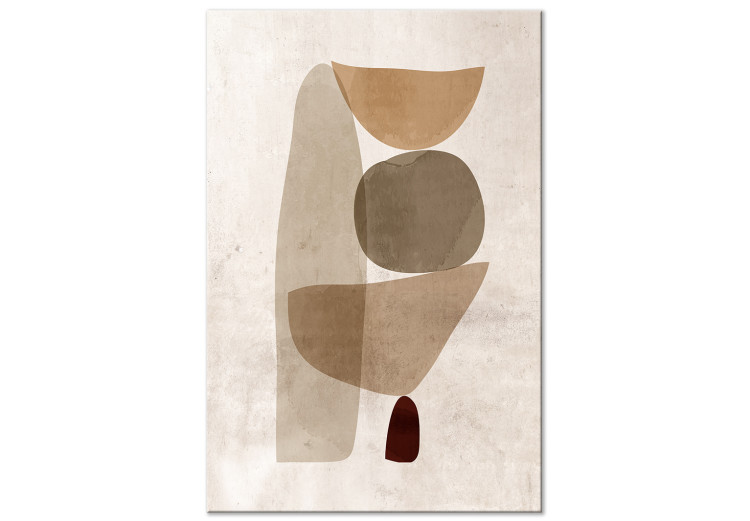 Canvas Print Border of Balance (1-piece) Vertical - geometric abstraction 130507