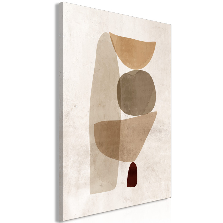 Canvas Print Border of Balance (1-piece) Vertical - geometric abstraction 130507 additionalImage 2