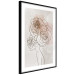 Wall Poster Anna and Roses - abstract black line art of a woman with flowers in her hair 132207 additionalThumb 6