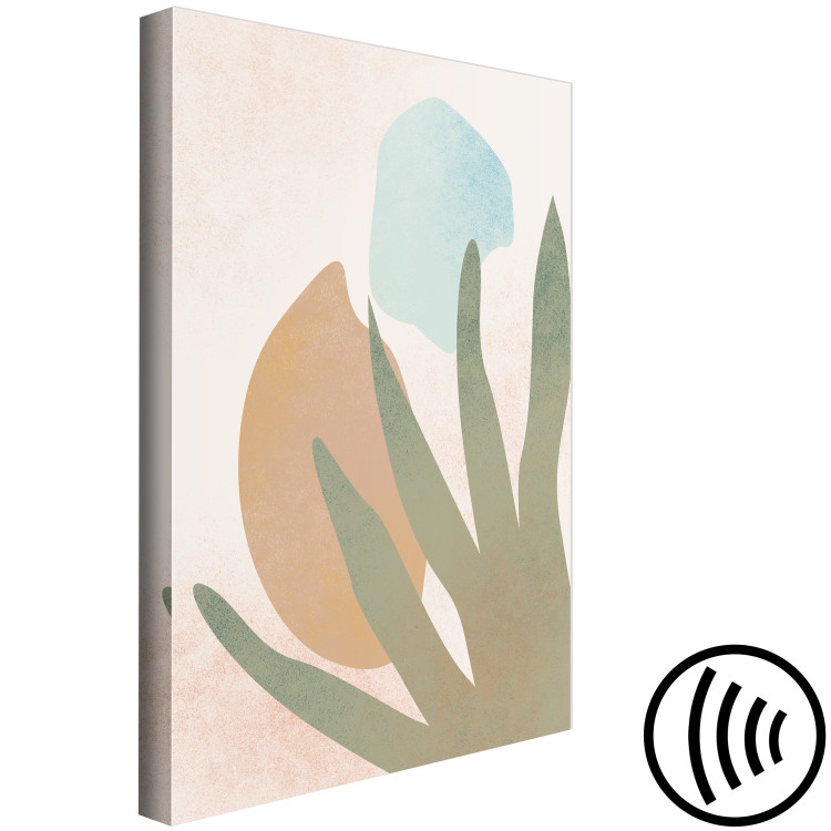 Canvas Art Print Agave in the Sun (1-piece) Vertical - abstract boho-style pattern 135607 additionalImage 6