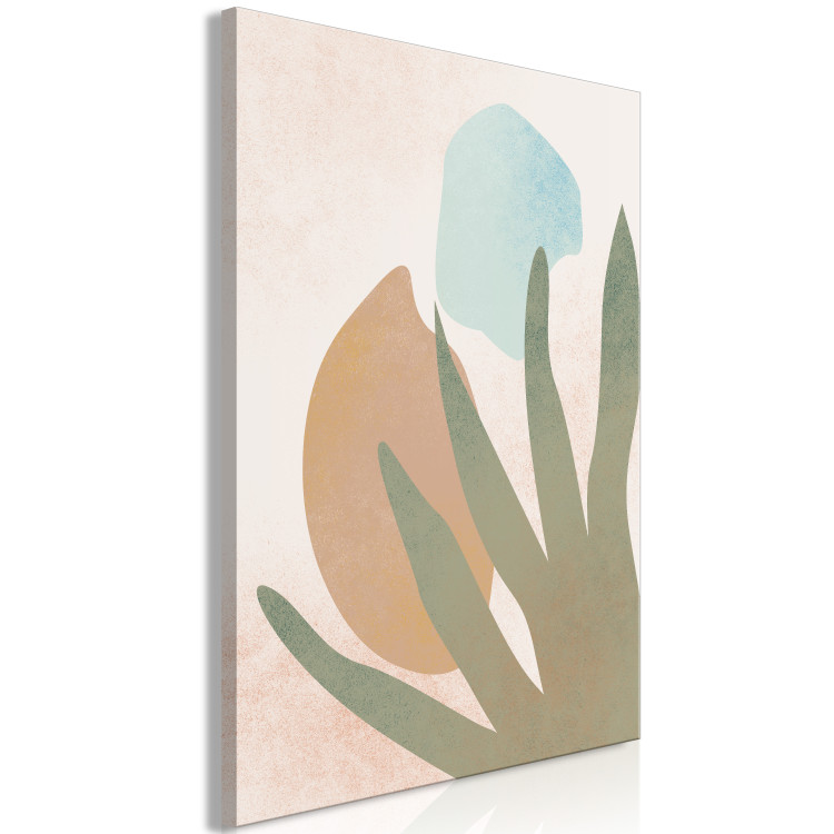 Canvas Art Print Agave in the Sun (1-piece) Vertical - abstract boho-style pattern 135607 additionalImage 2