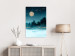 Canvas Misty Moon (1-piece) Vertical - landscape in the moonlight 136007 additionalThumb 3