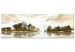 Canvas Sepia Autumn Landscape (1-piece) Narrow - delicate abstraction 143707
