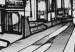 Canvas Street in Japan - Black and White City Architecture in Eastern Style 145507 additionalThumb 4