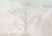 Canvas Art Print Calm Trees - Winter Landscape Painted in Soft Colors 146307 additionalThumb 5