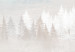 Canvas Art Print Calm Trees - Winter Landscape Painted in Soft Colors 146307 additionalThumb 4