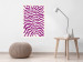 Wall Poster Geometric Abstraction - Light Purple Plant Shapes and Forms 149707 additionalThumb 10