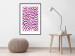 Wall Poster Geometric Abstraction - Light Purple Plant Shapes and Forms 149707 additionalThumb 11
