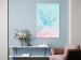 Canvas Art Print Dandelion - Plant in Blue Colors With Dew Drops 149807 additionalThumb 3
