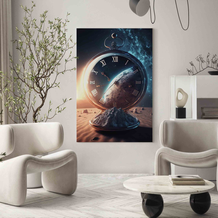 Large canvas print Planetary Hourglass - Abstraction With a Time and Space Motif [Large Format] 151107 additionalImage 4