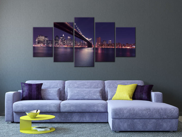 Canvas Art Print Last night in New York City 58407 additionalImage 3