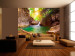Wall Mural Mountain Stream - Lake Landscape with Waterfall among Stones in the Forest 60007
