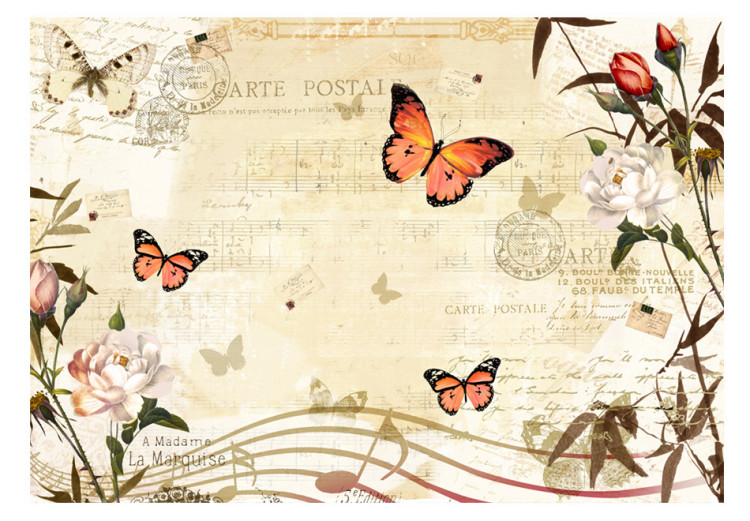 Photo Wallpaper Melodies of butterflies 61307 additionalImage 1