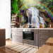 Wall Mural Tranquility of Nature - Landscape of Stone Waterfall and River in Forest with Rainbow 64607 additionalThumb 7