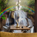 Wall Mural Tranquility of Nature - Landscape of Stone Waterfall and River in Forest with Rainbow 64607 additionalThumb 6