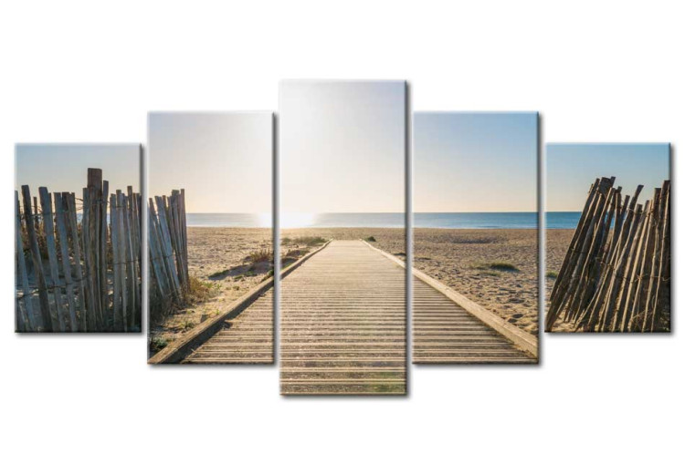 Canvas Print Sea Promenade 89907