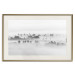 Wall Poster Dense fog - black and white landscape overlooking misty treetops 114917 additionalThumb 19