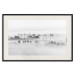 Wall Poster Dense fog - black and white landscape overlooking misty treetops 114917 additionalThumb 18