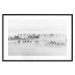 Wall Poster Dense fog - black and white landscape overlooking misty treetops 114917 additionalThumb 17