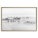 Wall Poster Dense fog - black and white landscape overlooking misty treetops 114917 additionalThumb 20