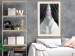 Wall Poster Mannequin - black and white abstraction with a woman's face with pink lips 117017 additionalThumb 21