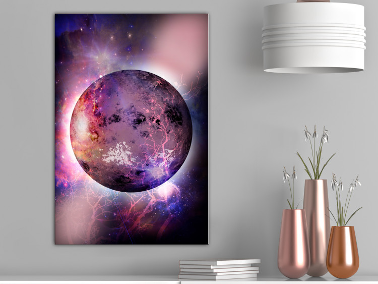 Canvas Art Print Explosion of Colors in Space (1-part) - Abstract World of Colors 118317 additionalImage 3
