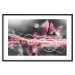 Wall Poster Flame of Butterflies - radiant abstraction with silver and pink insects 118417 additionalThumb 15