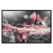 Wall Poster Flame of Butterflies - radiant abstraction with silver and pink insects 118417 additionalThumb 18