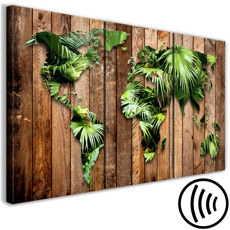 Canvas Print Jungle of the World (3 Parts) 125117 additionalImage 6