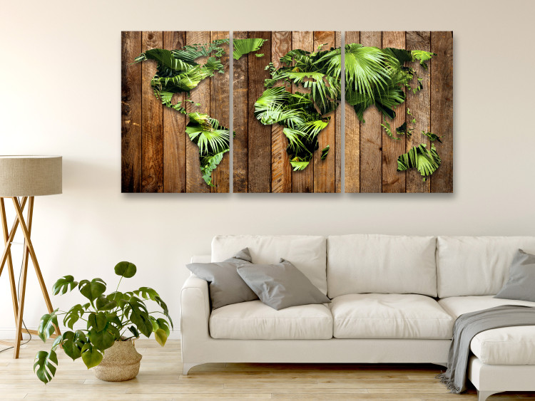 Canvas Print Jungle of the World (3 Parts) 125117 additionalImage 3