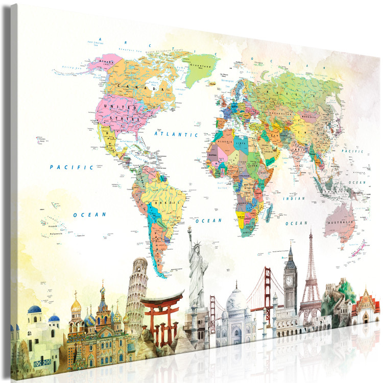 Large canvas print Wonders of the World [Large Format] 128617 additionalImage 3
