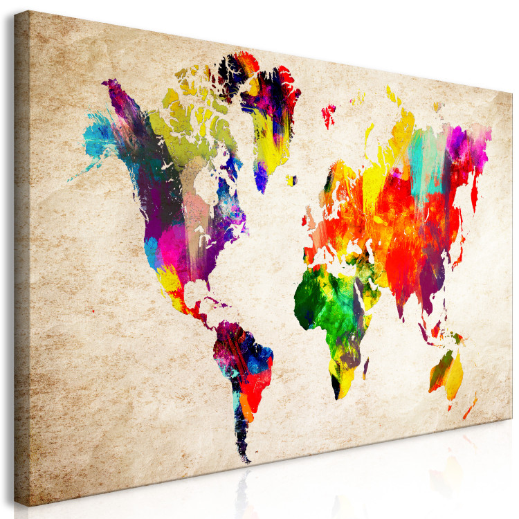 Large canvas print World in Watercolours II [Large Format] 128717 additionalImage 3