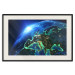 Wall Poster Blue Planet - landscape of Earth's globe against dark cosmos 128817 additionalThumb 19
