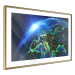 Wall Poster Blue Planet - landscape of Earth's globe against dark cosmos 128817 additionalThumb 9